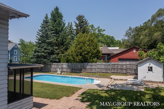 1951 Leonard St NW, Grand Rapids, MI 49504 - view of swimming pool with a patio
