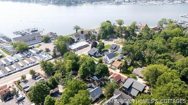 2259 Ottawa Beach Rd, Holland, MI 49424 - aerial overview of property's location with a nearby body of water and nearby suburban area