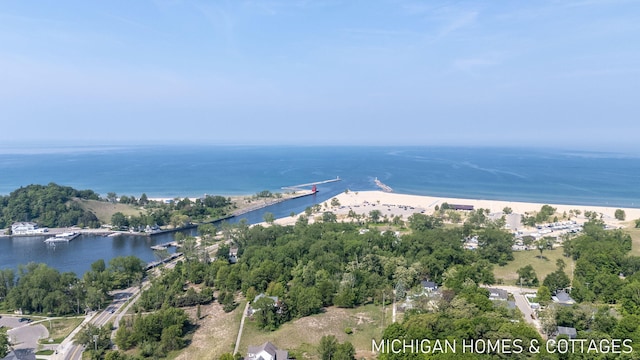 2259 Ottawa Beach Rd, Holland, MI 49424 - aerial overview of property's location featuring a large body of water