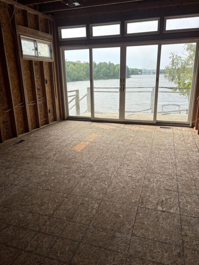 00320 3850th St, Bloomingdale, MI 49026 - unfurnished room with a water view and plenty of natural light