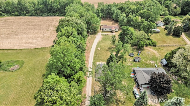 11690 21 Mile Rd NE, Sand Lake, MI 49343 - aerial overview of property's location featuring rural landscape