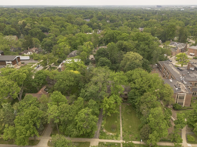 1706 S University Ave, Ann Arbor, MI 48104 - aerial view of property's location featuring a forest