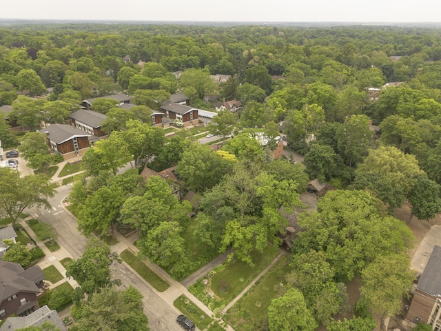 1706 S University Ave, Ann Arbor, MI 48104 - aerial view of residential area featuring a heavily wooded area