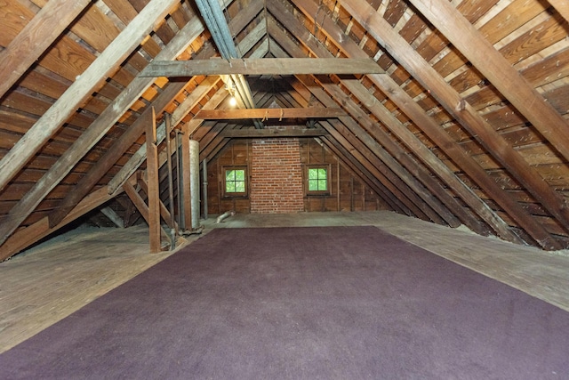 1706 S University Ave, Ann Arbor, MI 48104 - view of unfinished attic