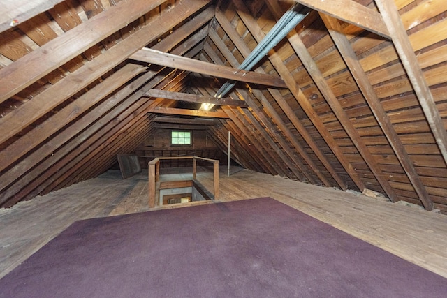 1706 S University Ave, Ann Arbor, MI 48104 - unfinished attic with an upstairs landing