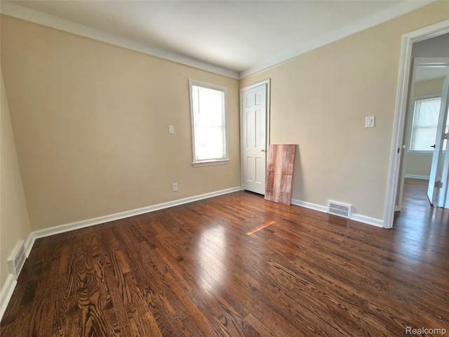 13965 Norborne, Redford, MI 48239 - empty room featuring dark wood-style floors and baseboards