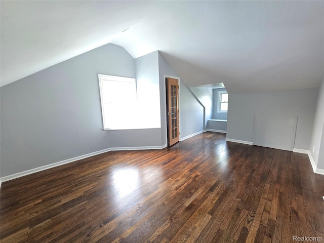 13965 Norborne, Redford, MI 48239 - bonus room with lofted ceiling, dark wood finished floors, and baseboards