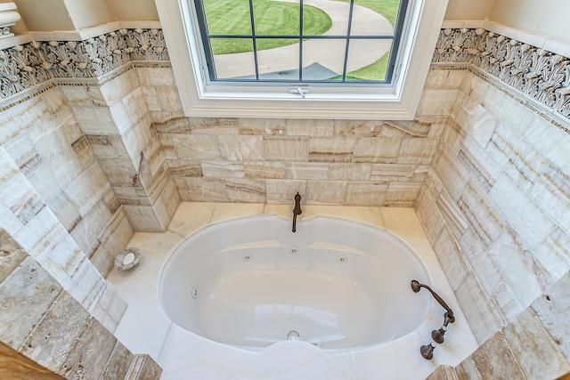 4297 Upper Glade Ct, Ann Arbor, MI 48103 - bathroom with a jetted tub