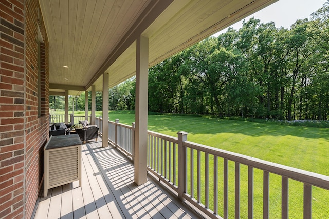 4297 Upper Glade Ct, Ann Arbor, MI 48103 - porch with a yard