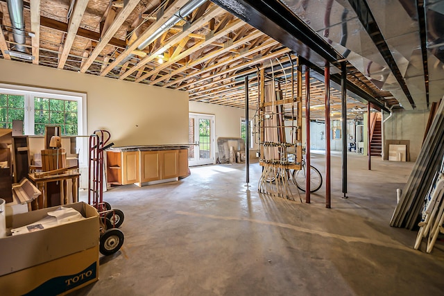 4297 Upper Glade Ct, Ann Arbor, MI 48103 - basement with stairs