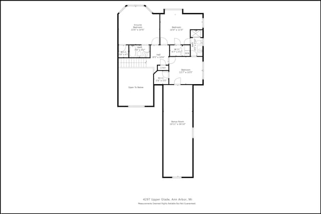 4297 Upper Glade Ct, Ann Arbor, MI 48103 - floor plan / room layout