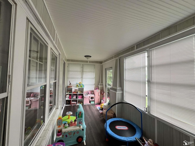 5304 E Dunbar Rd, Monroe, MI 48161 - sunroom / solarium with wood finished floors