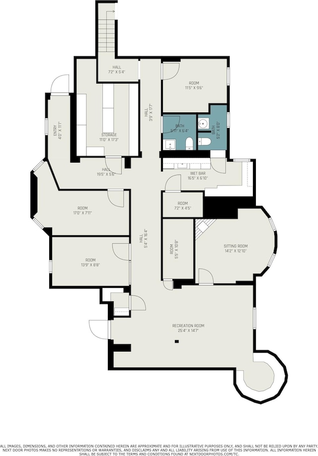 318 Houston Ave, Muskegon, MI 49441 - property floor plan