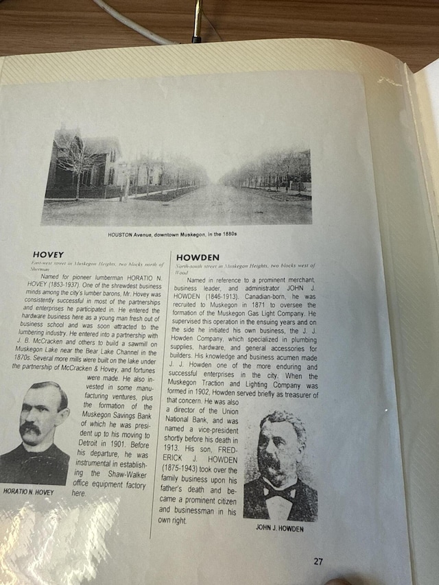 318 Houston Ave, Muskegon, MI 49441 - view of a document
