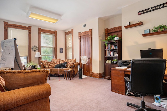 318 Houston Ave, Muskegon, MI 49441 - view of carpeted office