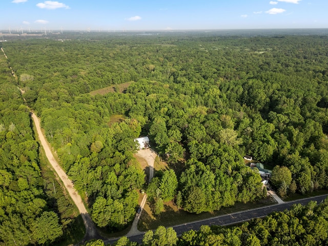 2980 N Old State Rd, Weidman, MI 48893 - aerial view of property's location with a heavily wooded area