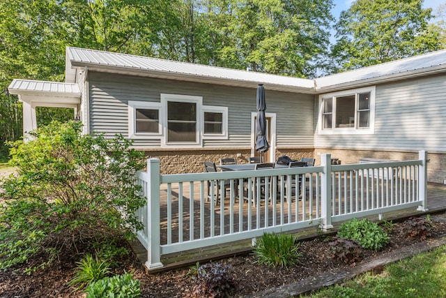 2980 N Old State Rd, Weidman, MI 48893 - view of deck
