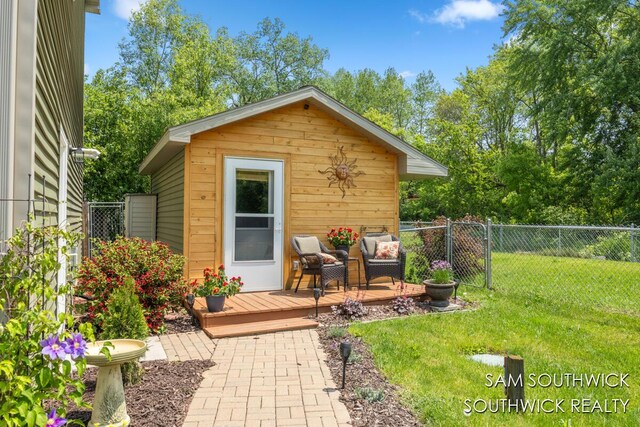 1034 Thompson St SW, Stanton, MI 48888 - view of outbuilding