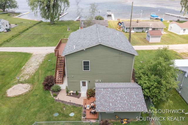 1034 Thompson St SW, Stanton, MI 48888 - view from above of property