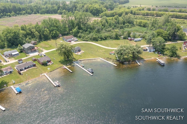 1034 Thompson St SW, Stanton, MI 48888 - view of property location featuring a large body of water