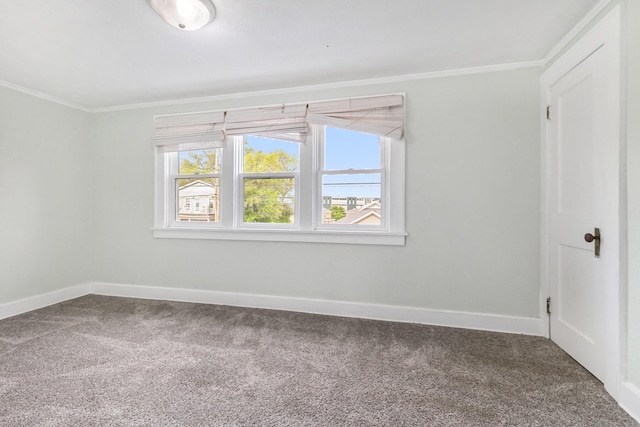 1032 Lafayette Ave NE, Grand Rapids, MI 49503 - carpeted empty room featuring plenty of natural light, crown molding, and baseboards