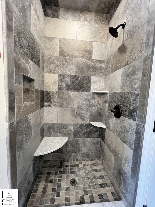 3801 Sutton Rd, Metamora, MI 48455 - bathroom with a tile shower