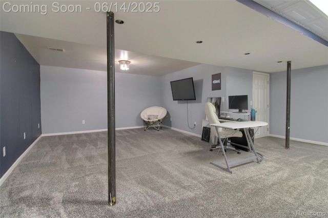 31626 Beaver Cir, New Boston, MI 48164 - office space with carpet flooring