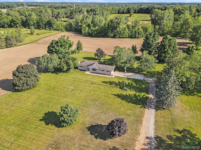 12105 Hegel Rd, Goodrich, MI 48438 - aerial view of property and surrounding area with rural landscape