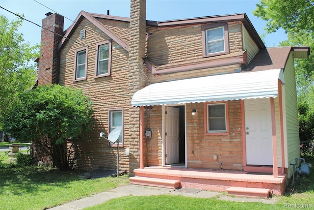 15504 Chelsea, Redford, MI 48239 - view of front of house with a chimney