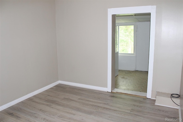 15504 Chelsea, Redford, MI 48239 - spare room with light wood-type flooring and baseboards