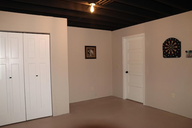 3290 Signal Point Dr, Allegan, MI 49010 - unfurnished bedroom featuring finished concrete flooring and a closet