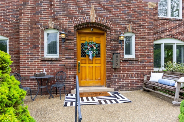 953 Berkshire Rd, Grosse Pointe Park, MI 48230 - doorway to property with brick siding