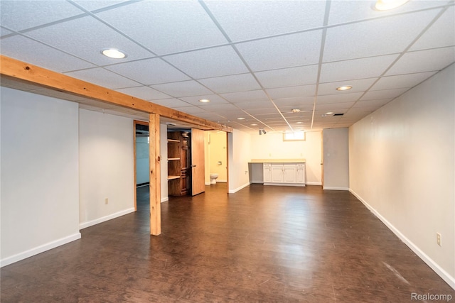 3460 N Gale Rd, Davison, MI 48423 - finished basement with recessed lighting and baseboards