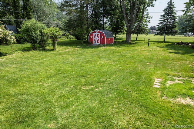 3460 N Gale Rd, Davison, MI 48423 - view of yard with view of wooded area