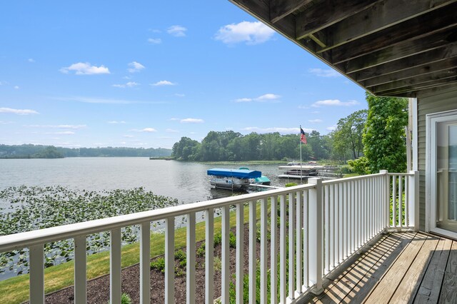 125 Wa Wee Nork Dr Unit 109-5-A, Battle Creek, MI 49015 - balcony with a water view