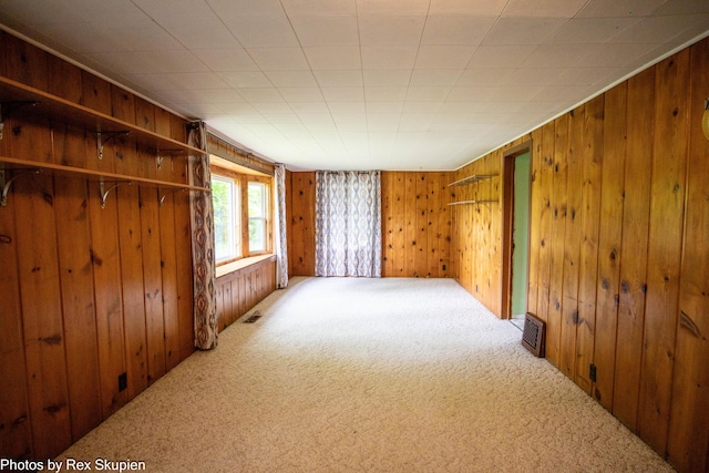 3118 W 104th St, Grant, MI 49327 - unfurnished room with carpet floors and wooden walls