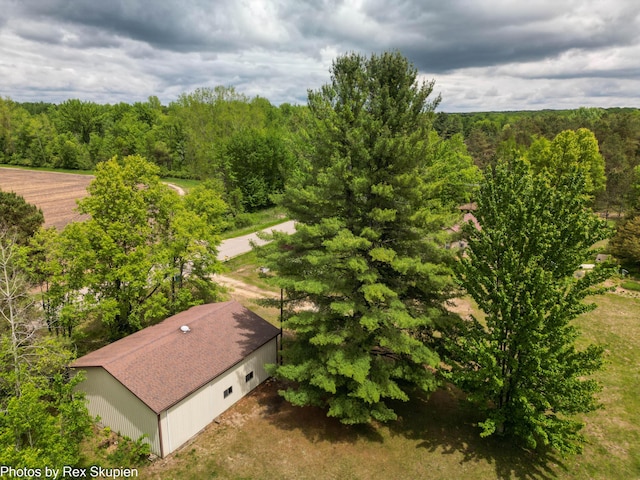 3118 W 104th St, Grant, MI 49327 - drone / aerial view of a heavily wooded area