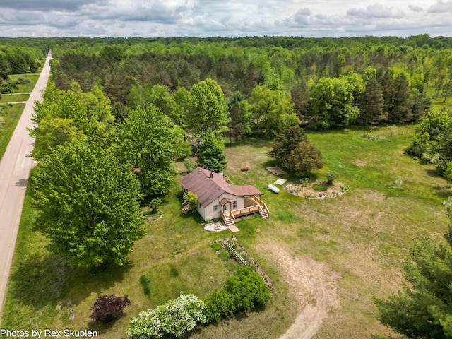 3118 W 104th St, Grant, MI 49327 - view of subject property with a forest