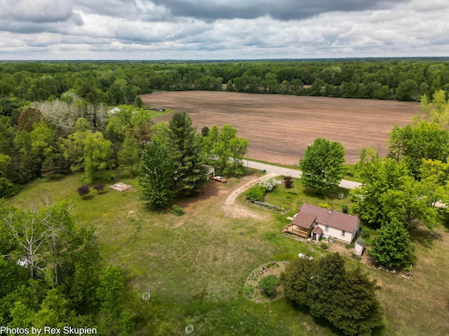 3118 W 104th St, Grant, MI 49327 - aerial view of sparsely populated area with a heavily wooded area