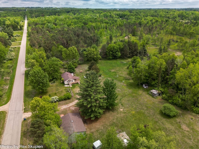 3118 W 104th St, Grant, MI 49327 - aerial view of a heavily wooded area