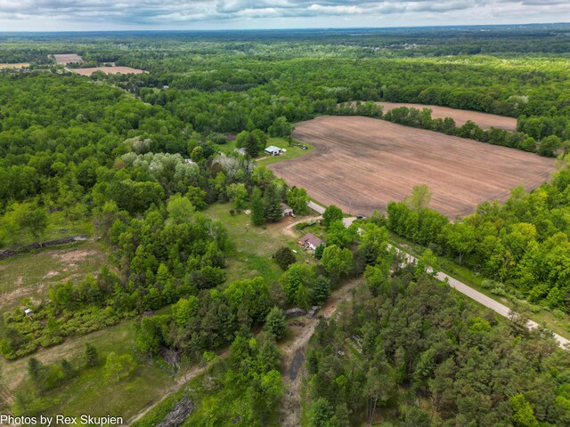 3118 W 104th St, Grant, MI 49327 - aerial view of property's location with a heavily wooded area