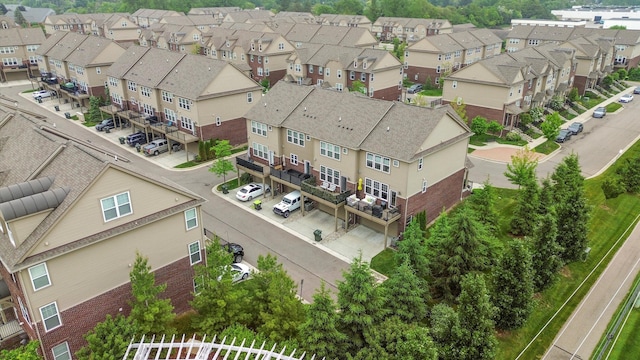 2605 Helmsdale Cir, Rochester, MI 48307 - aerial perspective of suburban area