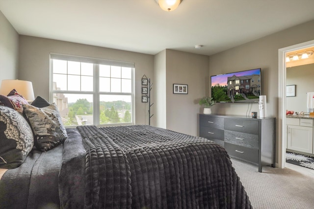 2605 Helmsdale Cir, Rochester, MI 48307 - carpeted bedroom featuring ensuite bath