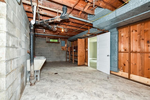6604 E H Ave, Kalamazoo, MI 49048 - view of unfinished below grade area