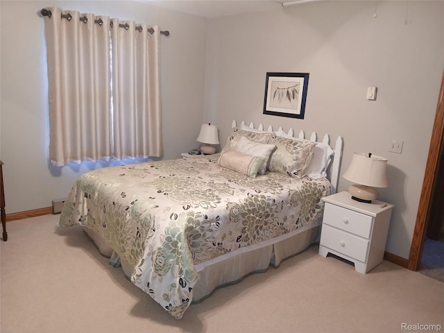 1455 Sand Rd, Port Austin, MI 48467 - bedroom featuring light colored carpet