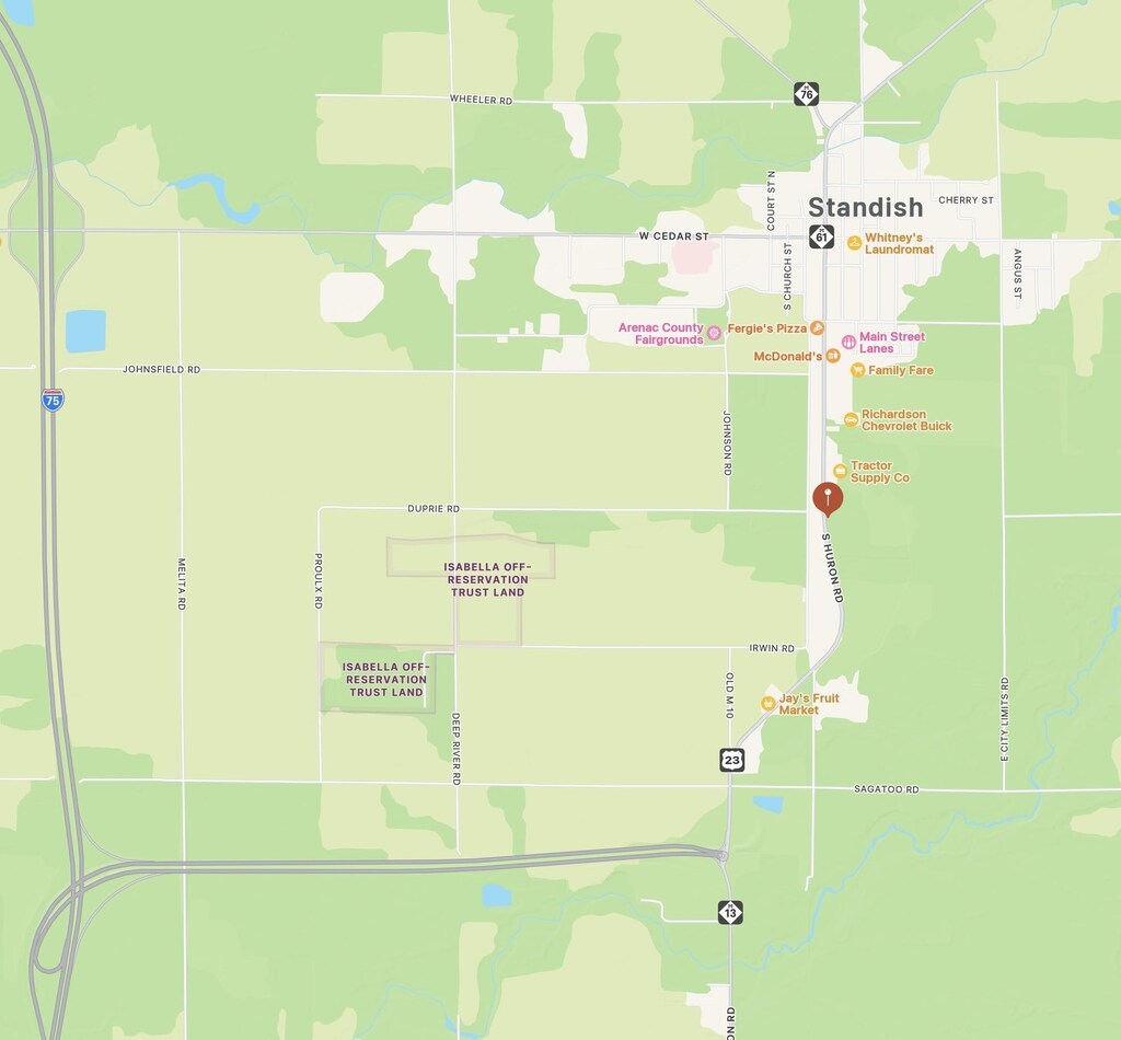 NKA S Huron, Standish, MI 48658