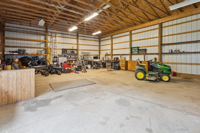 7100 Tripp Rd, Horton, MI 49246 - view of garage