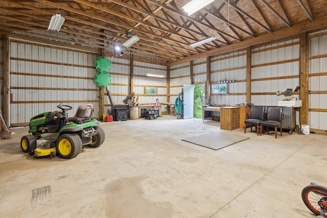 7100 Tripp Rd, Horton, MI 49246 - view of garage
