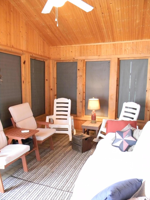 67 S Emerson Dr, Branch, MI 49402 - view of patio / terrace with ceiling fan