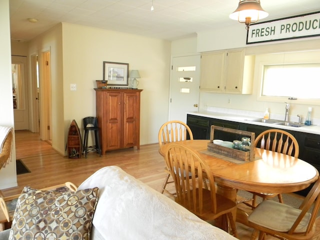 67 S Emerson Dr, Branch, MI 49402 - dining space featuring light wood-type flooring
